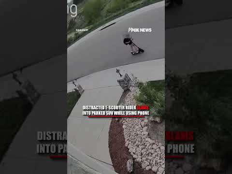 Read more about the article Distracted e-scooter rider SLAMS into parked SUV #shorts #foxnews #viral