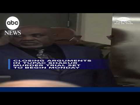 Read more about the article Closing arguments in Tupac Shakur murder trial set to begin Monday