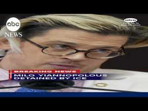 Read more about the article Milo Yiannopoulos, far-right British commentator, detained by ICE