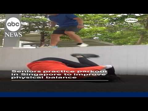 Read more about the article Seniors practice parkour in Singapore to improve physical balance