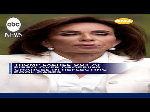 Read more about the article Trump lashes out at Pirro over dropped charges