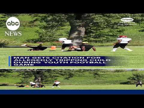 Read more about the article Man gets citation for allegedly tripping child during youth football game