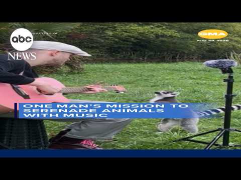 Read more about the article One man’s mission to serenade animals with music