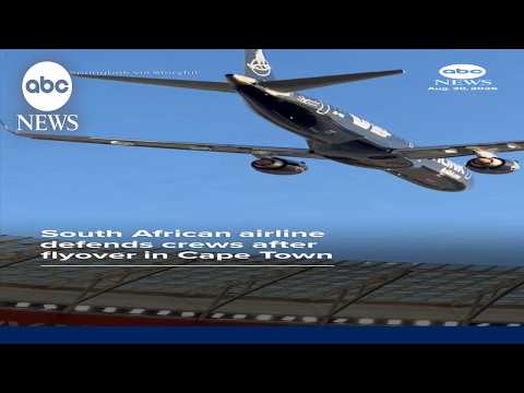 Read more about the article South African airline defends crews after flyover in Cape Town