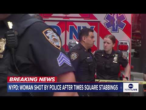 Read more about the article Woman shot by police after stabbing two people in Times Square
