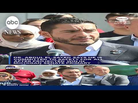 Read more about the article El-Sayed says he is committed to safety for all after projected win in Michigan Senate primary