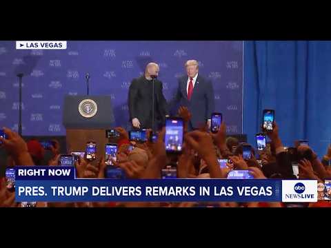 Read more about the article President Trump delivers remarks at Red Rock Casino Resort and Spa in Las Vegas: LIVE