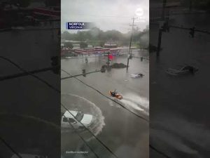 Read more about the article Man rides Jet Ski through Virginia floods