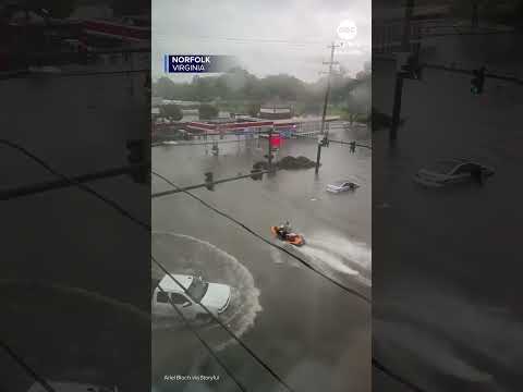 Read more about the article Man rides Jet Ski through Virginia floods