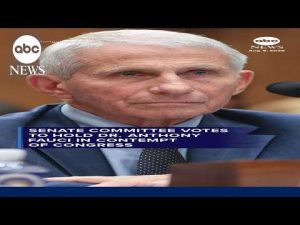 Read more about the article Senate committee votes to hold Dr. Anthony Fauci in contempt of Congress