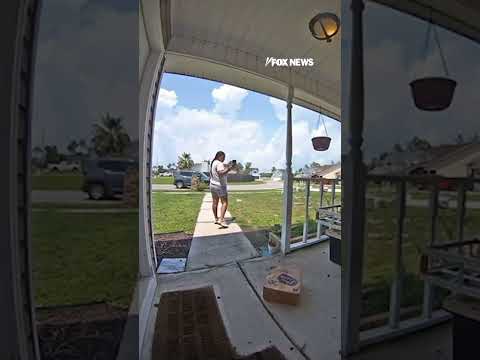Read more about the article Amazon driver CAUGHT flinging package onto porch #shorts #foxnews #viral