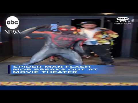 Read more about the article Spider-Man flash mob breaks out in New York