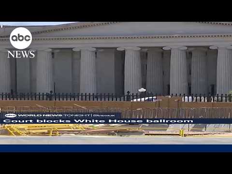 Read more about the article White House ballroom construction blocked by court