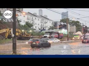 Read more about the article Severe storms and flash flooding threaten East Coast amid heat wave