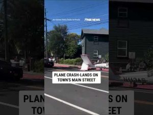 Read more about the article SEE IT: Plane CRASH-LANDS on town’s Main Street #foxnews #news #shorts #airplane #california