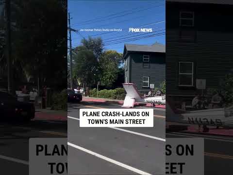 Read more about the article SEE IT: Plane CRASH-LANDS on town’s Main Street #foxnews #news #shorts #airplane #california