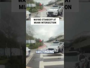 Read more about the article WAYMO STANDOFF at Miami intersection #foxnews #news #us #fox