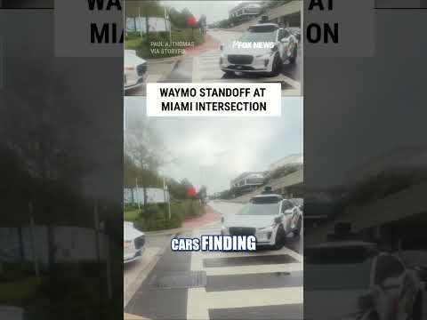You are currently viewing WAYMO STANDOFF at Miami intersection #foxnews #news #us #fox
