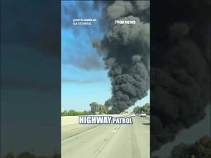 Read more about the article Gas tanker EXPLODES after California highway crash #shorts #us #news #foxnews