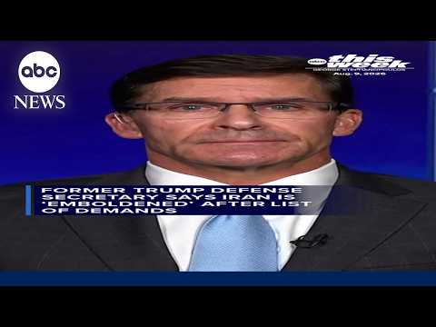 Read more about the article Former defense secretary on Iran’s list of demands for opening the Strait of Hormuz
