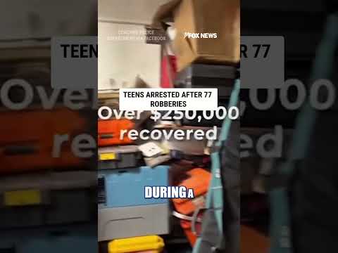 Read more about the article CA teens arrested in connection with 77 robberies #foxnews #news #us #fox