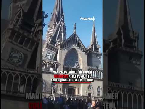 You are currently viewing SEE IT: Manizales Cathedral partially collapses after Colombia earthquake #shorts #foxnews