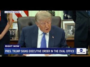 Read more about the article President Trump signs executive order in the Oval Office: LIVE