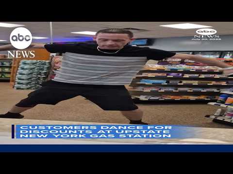 Read more about the article Customers dance for discounts at NY gas station