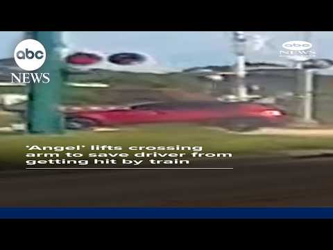 You are currently viewing ‘Angel’ lifts crossing arm to save driver from getting hit by train