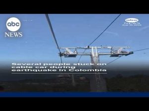 Read more about the article Several people stuck on cable car during earthquake in Colombia