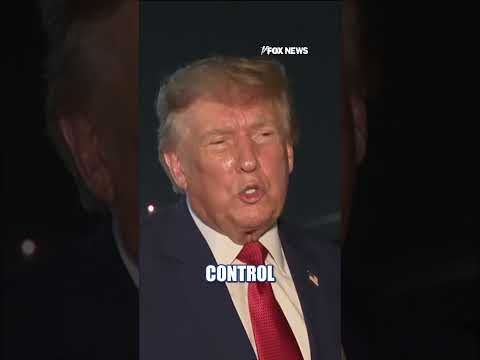 You are currently viewing Trump BREAKS SILENCE on switching planes after reported Iranian threat #shorts
