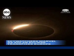 Read more about the article Solar eclipse transfixes Europe