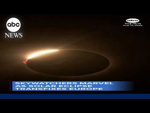 You are currently viewing Solar eclipse transfixes Europe