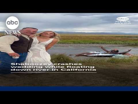 You are currently viewing Shaboozey crashes wedding while floating down river in California