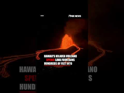 Read more about the article Hawaii’s Kilauea volcano SPEWS LAVA fountains HUNDREDS of feet #shorts #us #news #earth #foxnews
