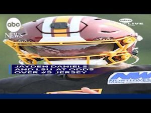 Read more about the article Daniels Sends LSU Cease-and-Desist Over No. 5 Jersey