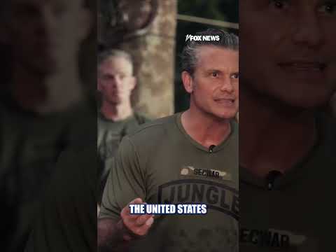 You are currently viewing Hegseth UNVEILS NEW motto in the war on drug cartels #shorts #us #news #foxnews