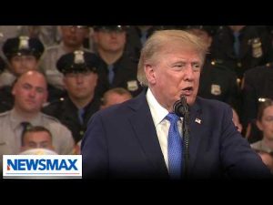 Read more about the article TRUMP to police: We achieved greatest crime reduction in history