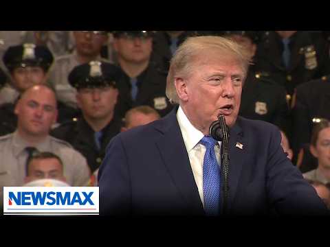 You are currently viewing TRUMP to police: We achieved greatest crime reduction in history