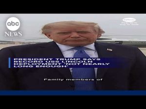 Read more about the article President Trump says record USS Lincoln deployment ‘not nearly long enough’