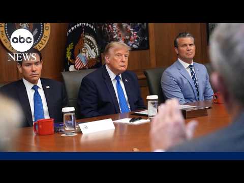 Read more about the article President Trump pauses massive strikes against Iran