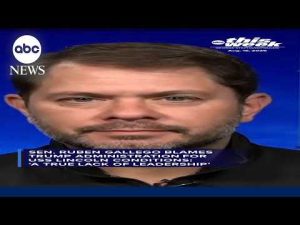 Read more about the article Sen. Ruben Gallego blames Trump administration for USS Lincoln conditions