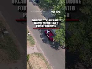 Read more about the article Oklahoma City Police drone captures WILD pursuit and crash #shorts #foxnews #news #fox
