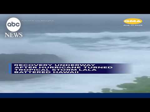 Read more about the article Recovery underway after Hurricane turned Tropical Storm Lala battered Hawaii