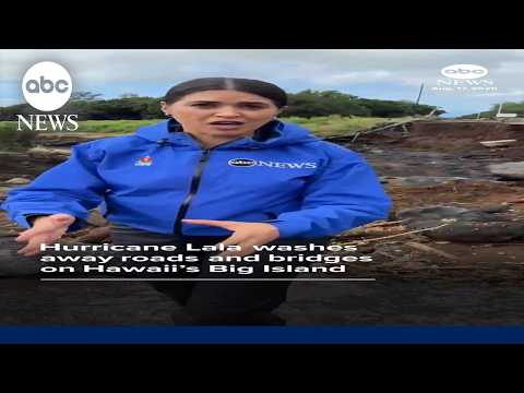 You are currently viewing Hurricane Lala washes away roads and bridges on Hawaii’s Big Island