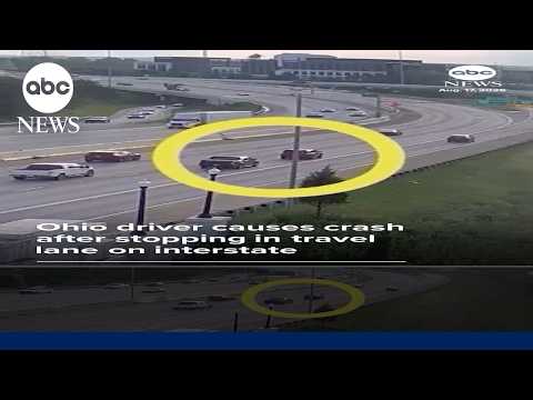 Read more about the article Ohio driver causes crash after stopping on interstate