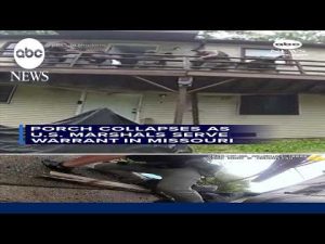 Read more about the article Porch collapses as U.S. Marshals serve warrant in Missouri