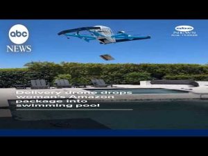 Read more about the article Delivery drone drops woman’s Amazon package into swimming pool