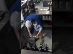 Read more about the article Frozen custard employee DROPS HUGE batch of shake mix #shorts #us #viral