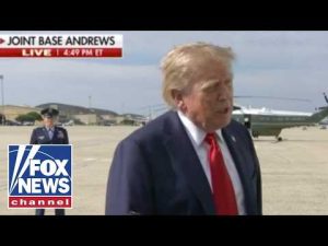 Read more about the article WATCH: President Trump takes reporter questions
